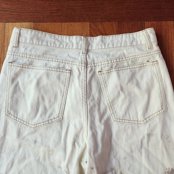 SHEIN Marble Print Wide Leg Jeans Size 6 - Picture 14 of 15